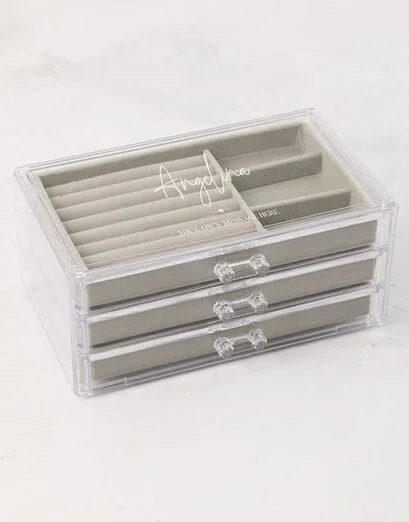 Personalised Name And Message Acrylic Box - Product image