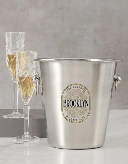 Personalised Name And Message Ice Bucket - Product image