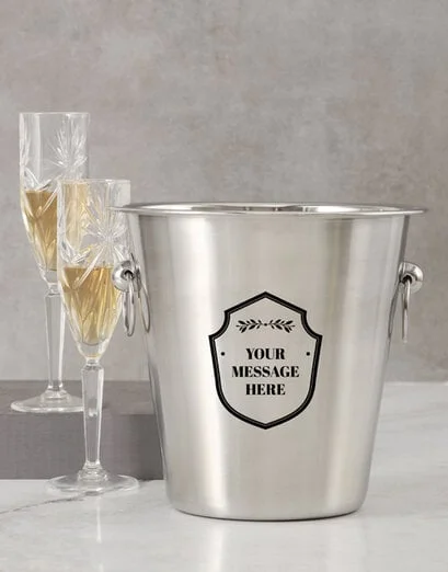 Personalised Name And Saying Ice Bucket - Product image