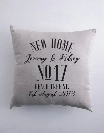 Personalised New Home Scatter Cushion - Product image