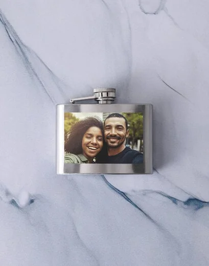 Personalised Photo Hip Flask - Product image