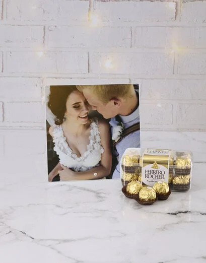 Personalised Photo Printed Glass Tile - Product image