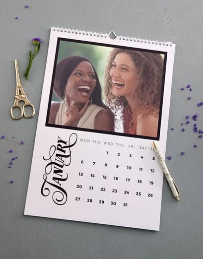 Personalised Photo Wall Calendar - Product image