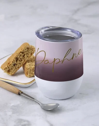 Personalised Pink Cuteness Travel Mug