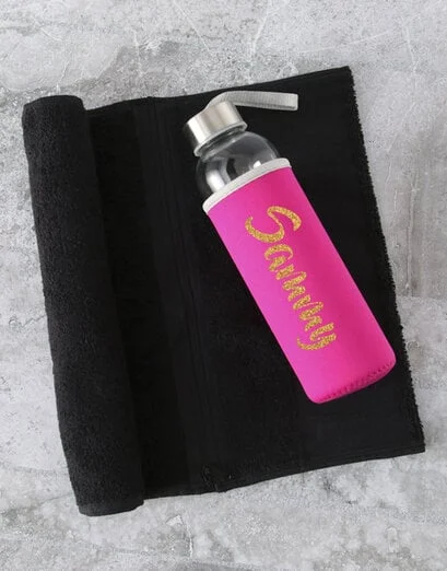 Personalised Pink Fitness Combo - Product image