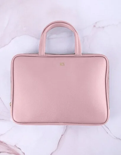 Personalised Pink Laptop Sleeve - Product image