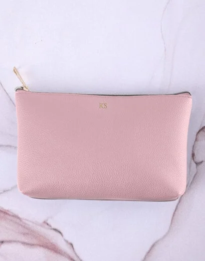Personalised Pink Soft Pouch - Product image