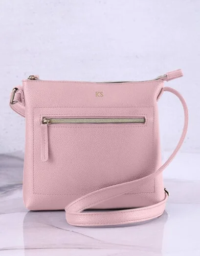Personalised Pink Zipper Bag - Product image