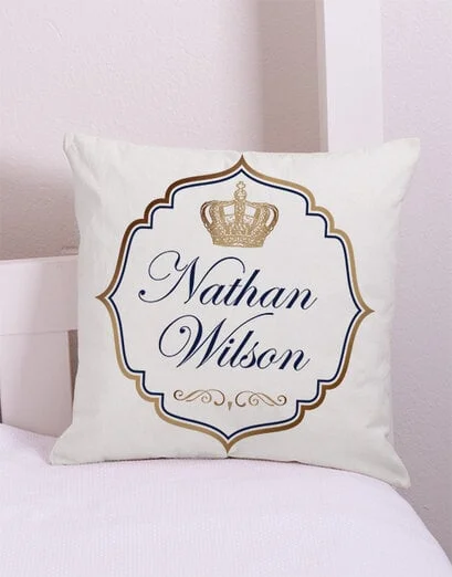 Personalised Prince Scatter Cushion - Product image