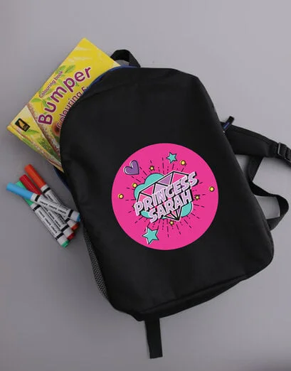 Personalised Princess Backpack - Product image