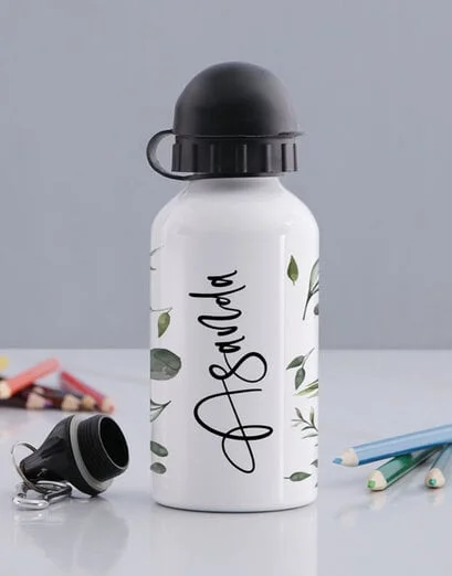 Personalised Princess Floral Bottle - Product image