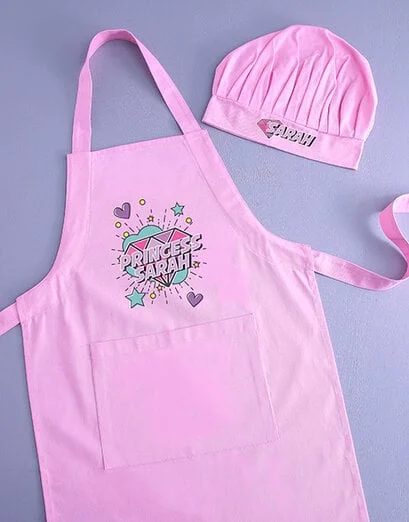 Personalised Princess Kids Apron - Product image