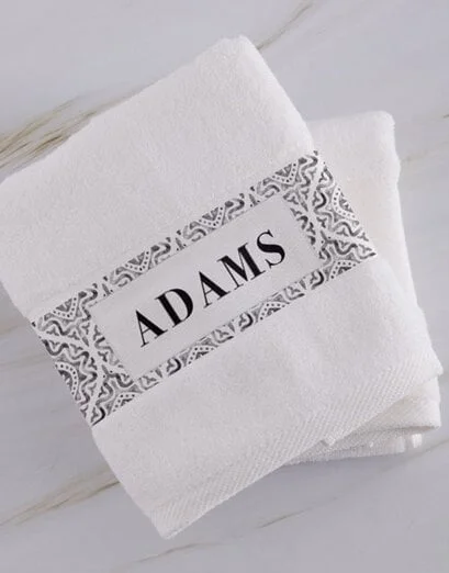 Personalised Pristine Towel Set - Product image