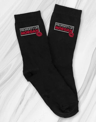 Personalised Property Of Socks - Product image
