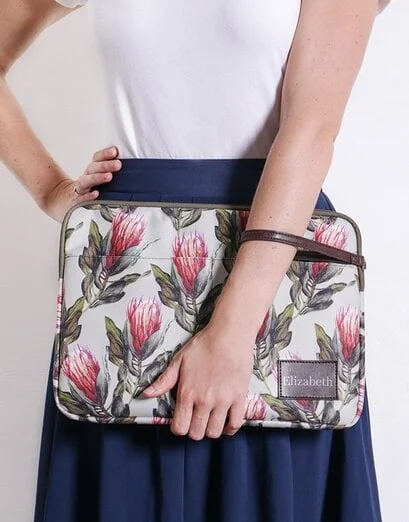 Personalised Protea Laptop Organiser - Product image