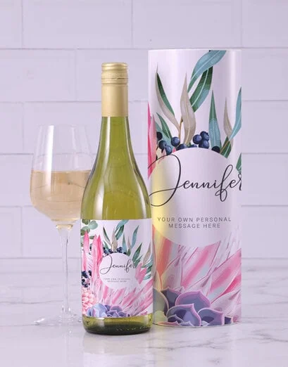 Personalised Protea Sophie Sauv Blanc Wine - Product image