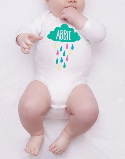 Personalised Rainy Cloud Onesie - Product image