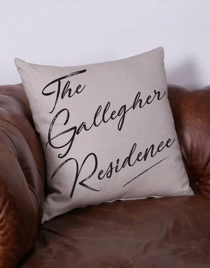 Personalised Residence Scatter Cushion - Product image