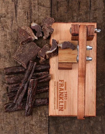 Personalised Retro Biltong Cutter - Product image