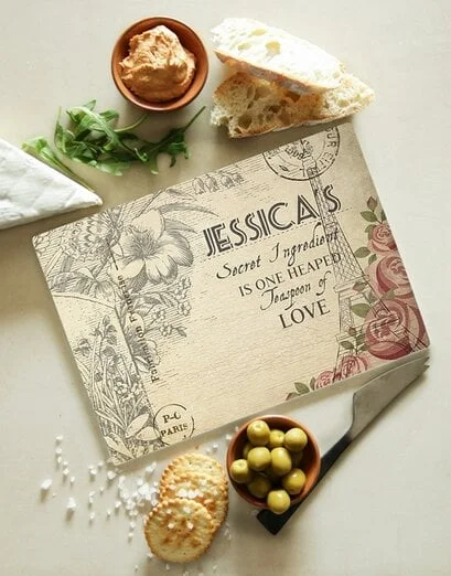 Personalised Secret Ingredient Glass Board - Product image