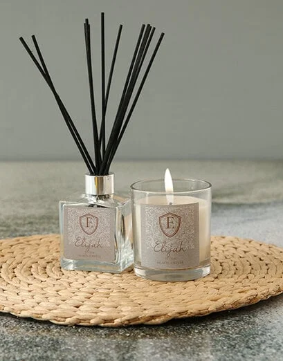 Personalised Shield Initial Candle - Product image