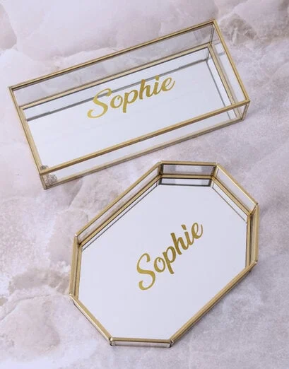 Personalised Small Box And Tray Gift Set - Product image