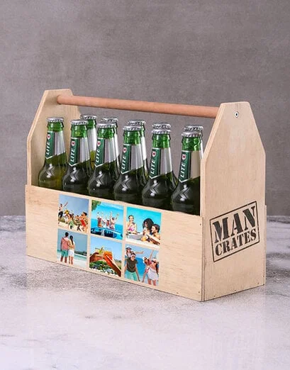 Personalised Snapshot Beer Crate - Product image