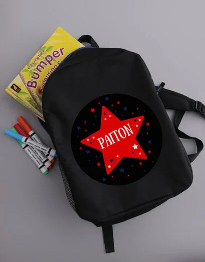 Personalised Star Kids Backpack - Product image