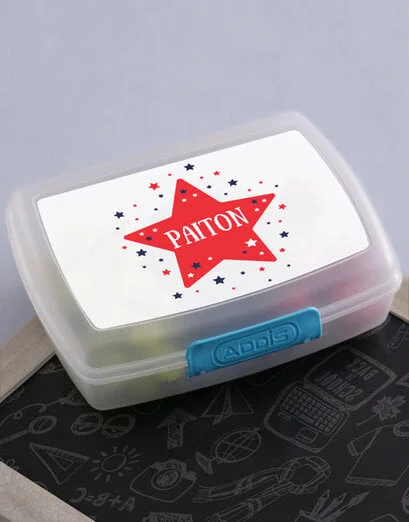 Personalised Star Kids Lunch Box - Product image