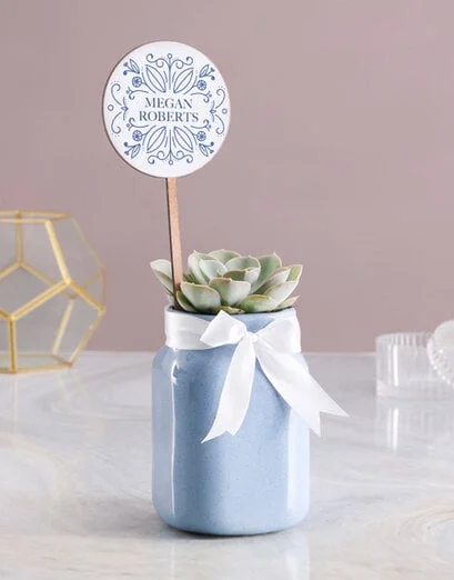 Personalised Succulent Jar - Product image