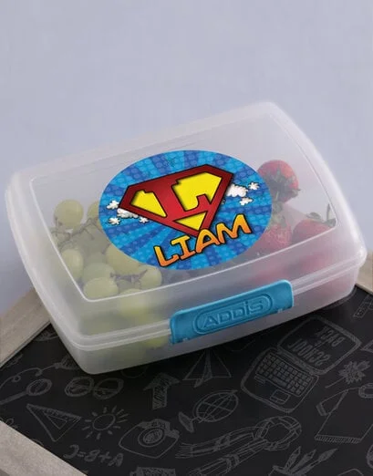 Personalised Superkids Lunch Box - Product image