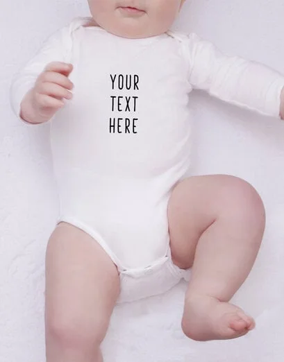 Personalised Text Onesie - Product image