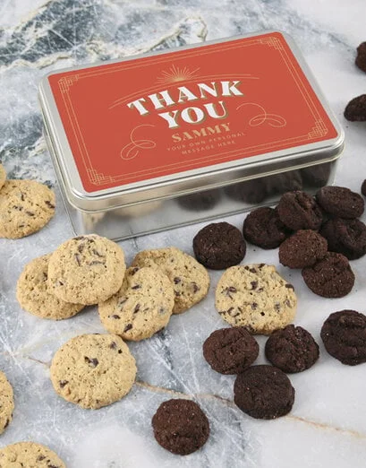 Personalised Thank You Cookie Tin - Product image