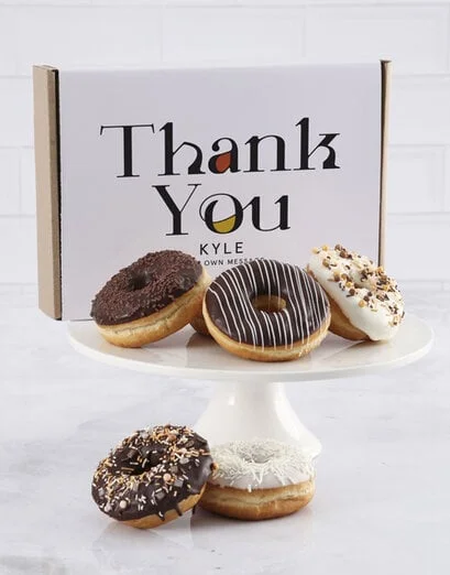 Personalised Thank You Doughnut Box - Product image