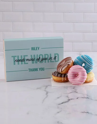 Personalised Thank You Doughnuts - Product image