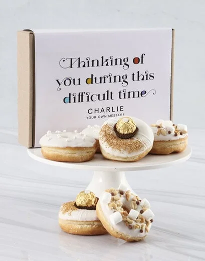 Personalised Thinking Of You Doughnut Box - Product image