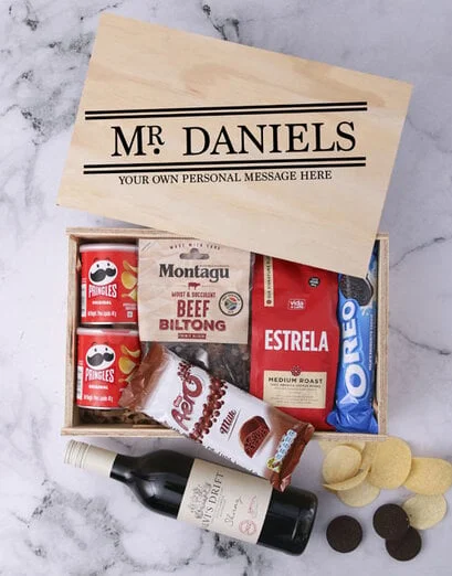 Personalised Title Man Crate - Product image