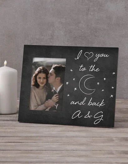 Personalised To the Moon & Back Photo Frame - Product image