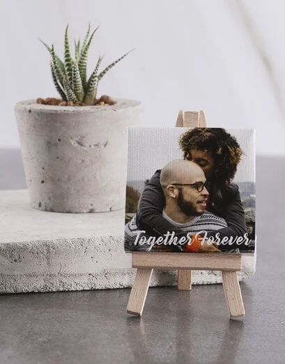 Personalised Together Forvever Mini Canvas - Product image