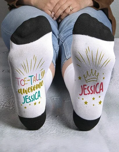 Personalised Totally Awesome Socks - Product image