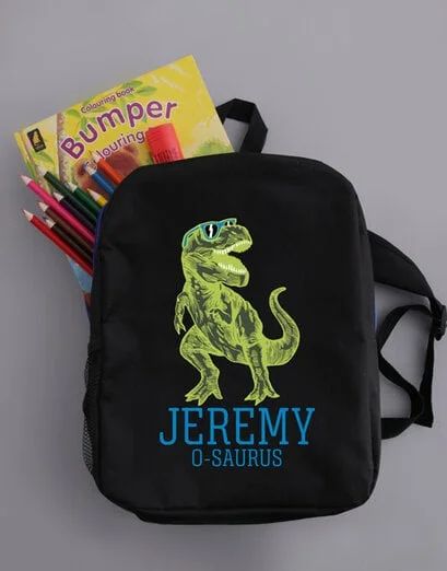 Personalised Trex Boys Backpack - Product image