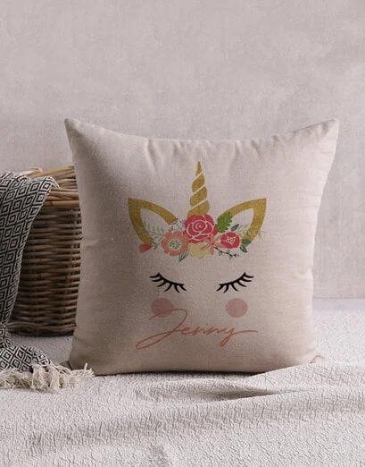 Personalised Unicorn Scatter Cushion - Product image