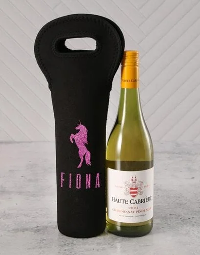 Personalised Unicorn Wine Carrier Hamper - Product image