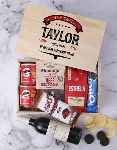 Personalised Vintage Man Crate - Product image