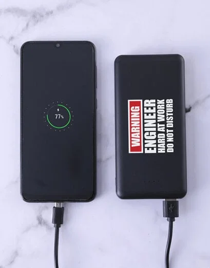 Personalised Warning Message Powerbank - Product image