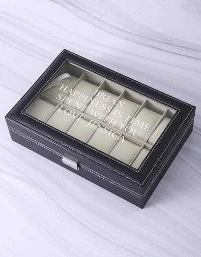 Personalised Watch Box - Product image