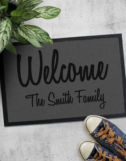 Personalised Welcome To Our Home Doormat - Product image