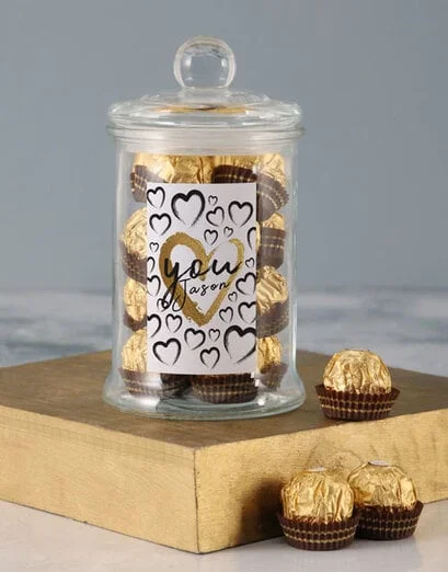 Personalised You Ferrero Candy Jar - Product image