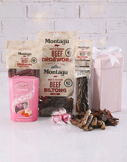 Pink Happiness Biltong Gift Hamper - Product image