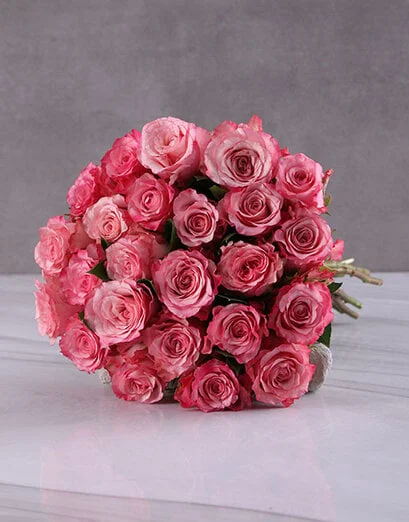 Pink Roses in Craft Paper - Product image